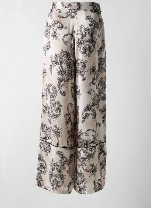 Pantalon large beige ANGELA DAVIS pour femme