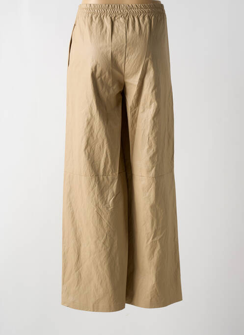 Pantalon large beige ANGELA DAVIS pour femme