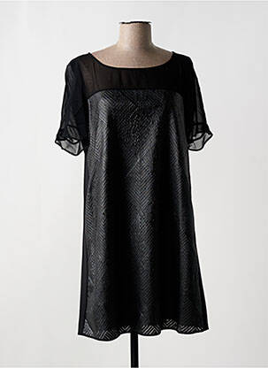 Robe courte coupe fluide manches courtes noir PENNYBLACK femme
