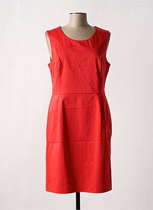 Robe mi-longue rouge GANT pour femme