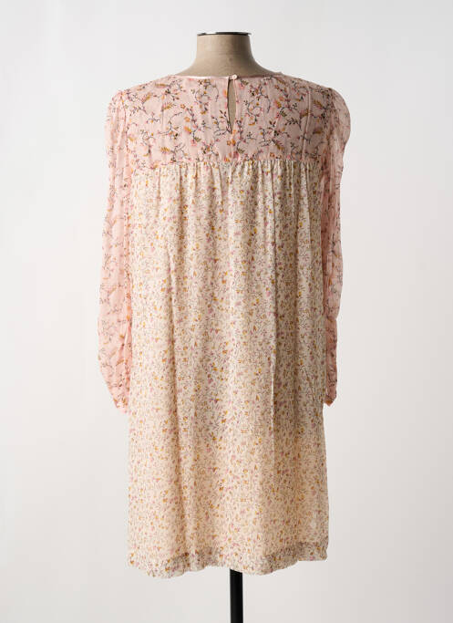 Robe courte rose PABLO pour femme