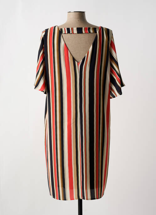 Robe mi-longue beige SIGNE NATURE pour femme