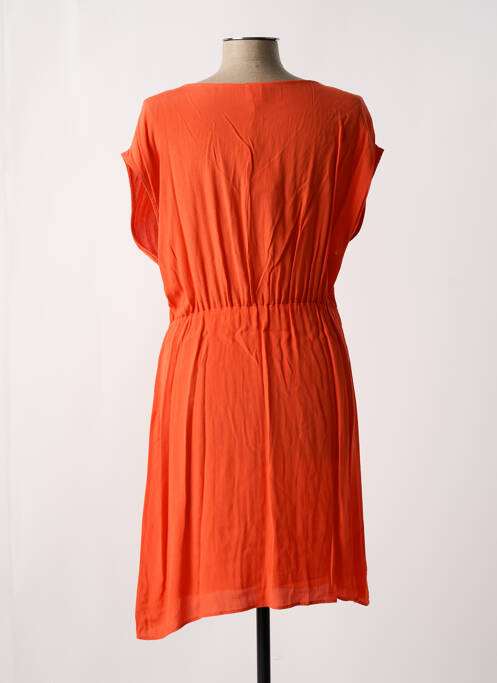 Robe mi-longue orange DES PETITS HAUTS pour femme