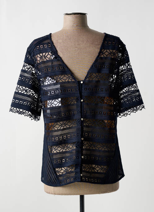 Top bleu SUNCOO pour femme