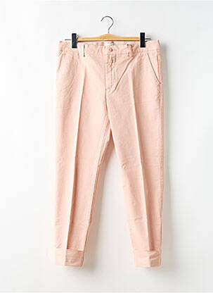 Pantalon chino tissage popeline taille normale rose CLOSES femme