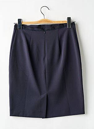 Jupe courte fermeture zippée au dos bleu PENNYBLACK femme