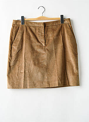 Jupe courte poches marron #127344 femme