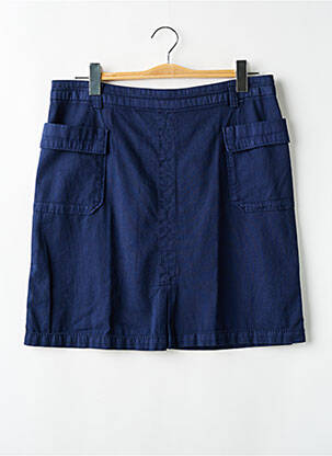 Jupe courte poches bleu BENSIMON femme