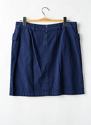 Jupe courte poches bleu BENSIMON femme