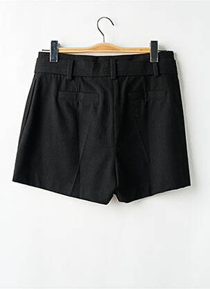 Short fermeture zippée sous rabat avec crochet taille normale noir STELLA FOREST femme