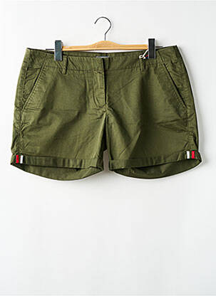 Short fermeture zippée sous rabat avec crochet taille normale vert TOMMY HILFIGER femme