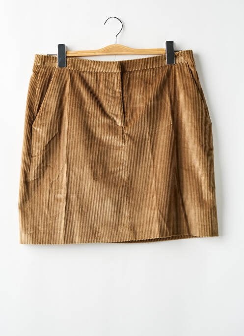 Jupe courte poches marron #127344 femme