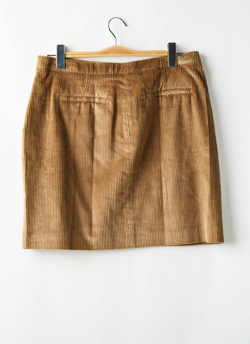 Jupe courte poches marron #127344 femme