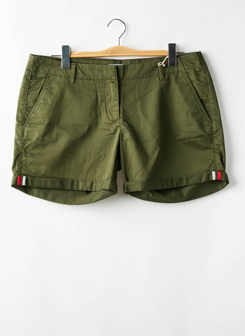 Short fermeture zippée sous rabat avec crochet taille normale vert TOMMY HILFIGER femme