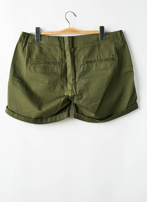 Short fermeture zippée sous rabat avec crochet taille normale vert TOMMY HILFIGER femme