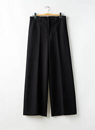 Pantalon large taille à pinces taille haute noir RALPH LAUREN femme