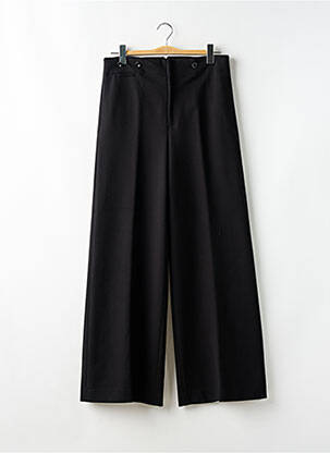 Pantalon large taille à pinces taille haute noir RALPH LAUREN femme