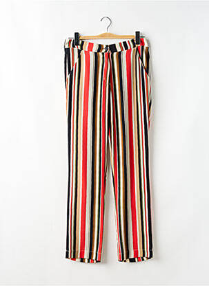 Pantalon droit stretch taille normale beige SIGNE NATURE femme