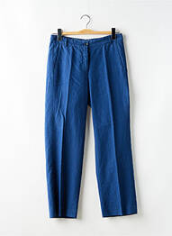 Pantalon droit taille à pinces taille normale bleu HARTFORD femme
