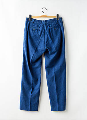 Pantalon droit taille à pinces taille normale bleu HARTFORD femme