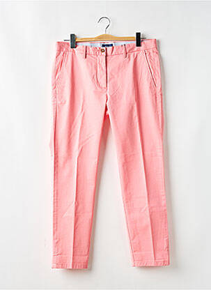 Pantalon chino tissage popeline taille normale rose GANT femme