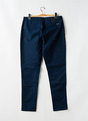 Pantalon chino tissage popeline taille normale bleu SCOTCH & SODA femme