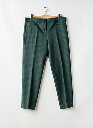 Pantalon droit stretch taille normale vert PABLO femme