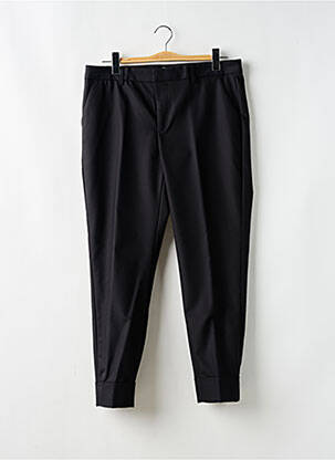 Pantalon slim tissage popeline taille normale noir CLOSED femme