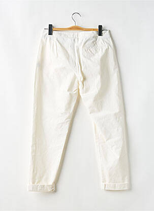Pantalon 7/8 taille à pinces taille normale blanc INDI & COLD femme