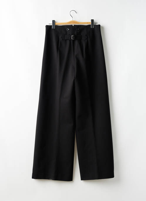 Pantalon large taille à pinces taille haute noir RALPH LAUREN femme