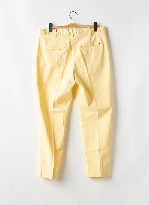 Pantalon chino jaune TOMMY HILFIGER pour femme
