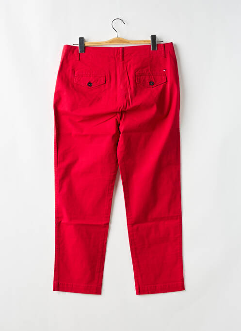 Pantalon chino rouge TOMMY HILFIGER pour femme