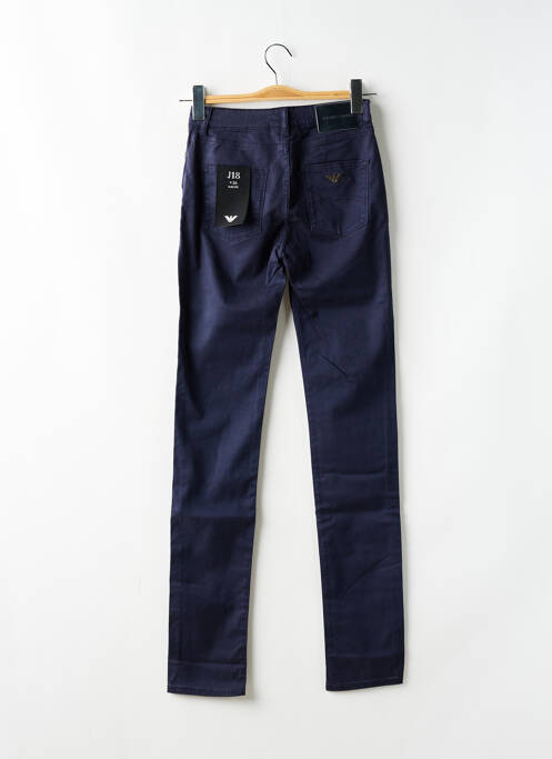 Pantalon slim bleu EMPORIO ARMANI pour femme