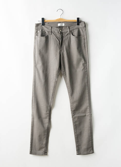 Pantalon slim gris INDI & COLD pour femme