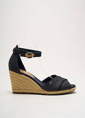 Espadrilles bleu TOMMY HILFIGER pour femme seconde vue
