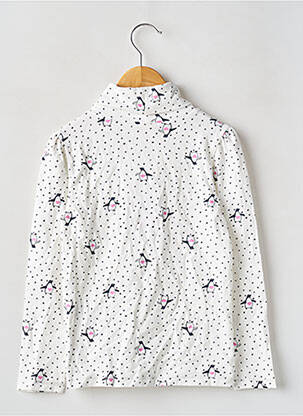 Sous-pull stretch manches longues blanc S.OLIVER fille