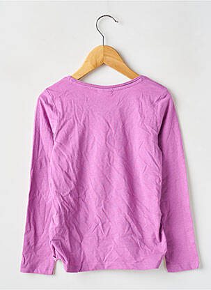 T-shirt coupe cintrée manches longues rose S.OLIVER fille