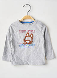 T-shirt coupe cintrée manches longues gris S.OLIVER garcon