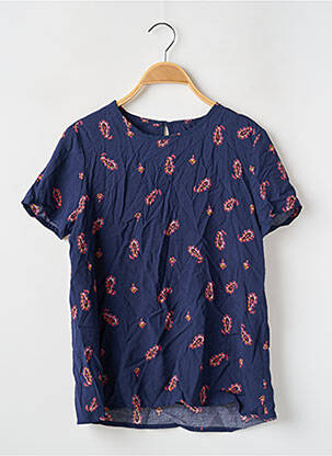 Blouse manches courtes manches courtes bleu KIDS ONLY fille