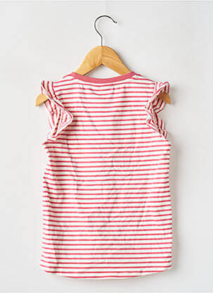 T-shirt coupe cintrée manches courtes rose GARCIA fille