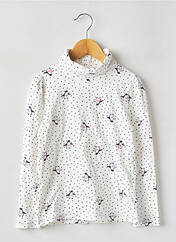 Sous-pull blanc S.OLIVER pour fille seconde vue