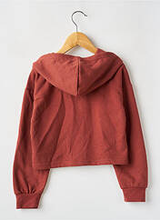 Sweat-shirt à capuche orange KIDS ONLY pour fille seconde vue