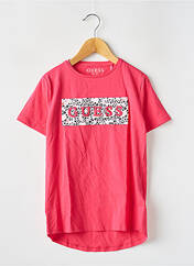 T-shirt rose GUESS pour fille seconde vue