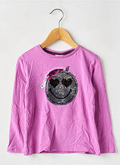 T-shirt rose S.OLIVER pour fille seconde vue