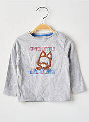 T-shirt gris S.OLIVER pour garçon seconde vue