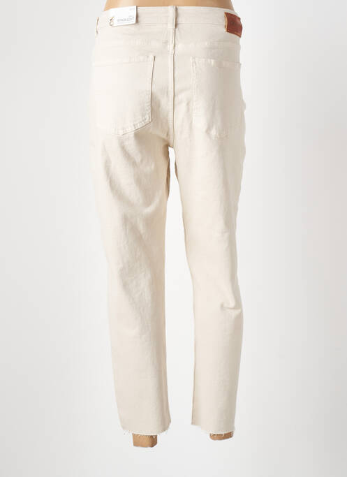 Jeans coupe slim beige ONLY pour femme