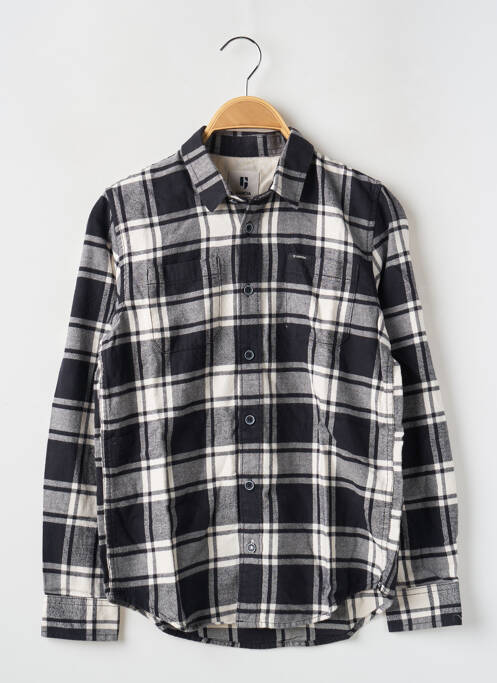 Chemise manches longues noir GARCIA pour garçon
