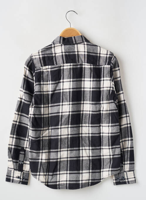 Chemise manches longues noir GARCIA pour garçon