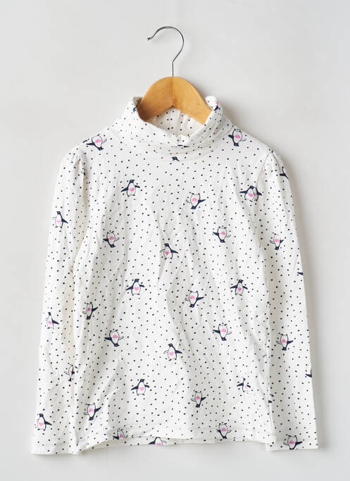 Sous-pull blanc S.OLIVER pour fille