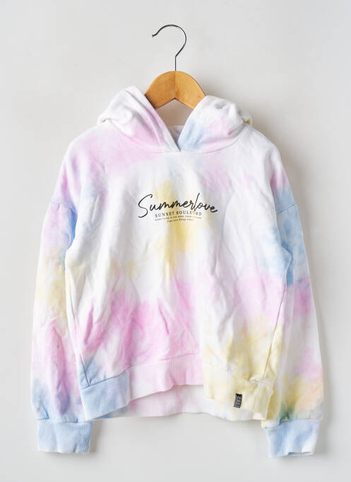 Sweat-shirt à capuche rose CARS JEANS pour fille